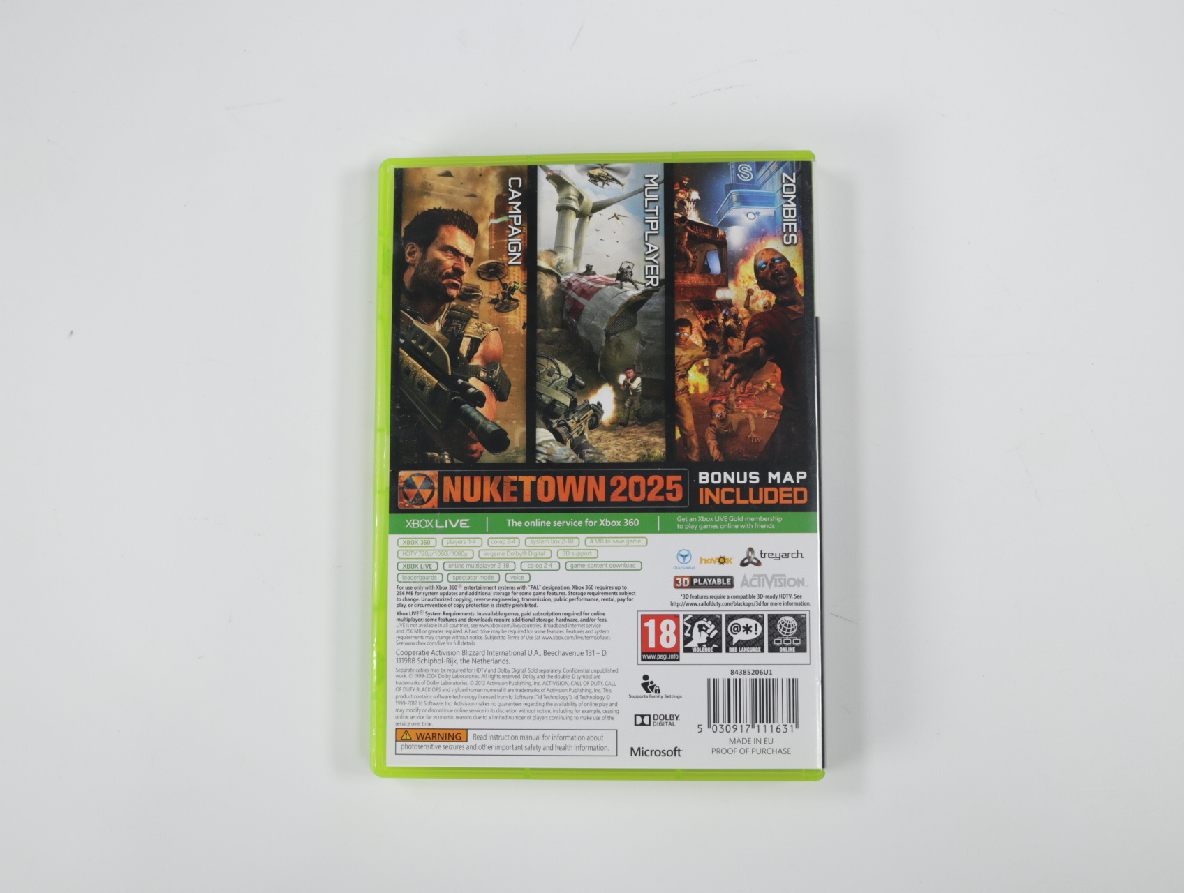 Xbox 360 - Call of Duty Black Ops II - productfoto 2