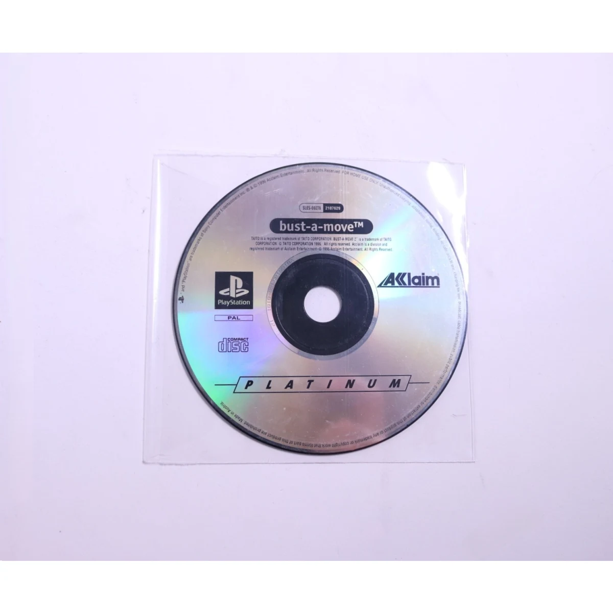PlayStation 1 - Bust A Move [Platinum] [Geen Hoesje]