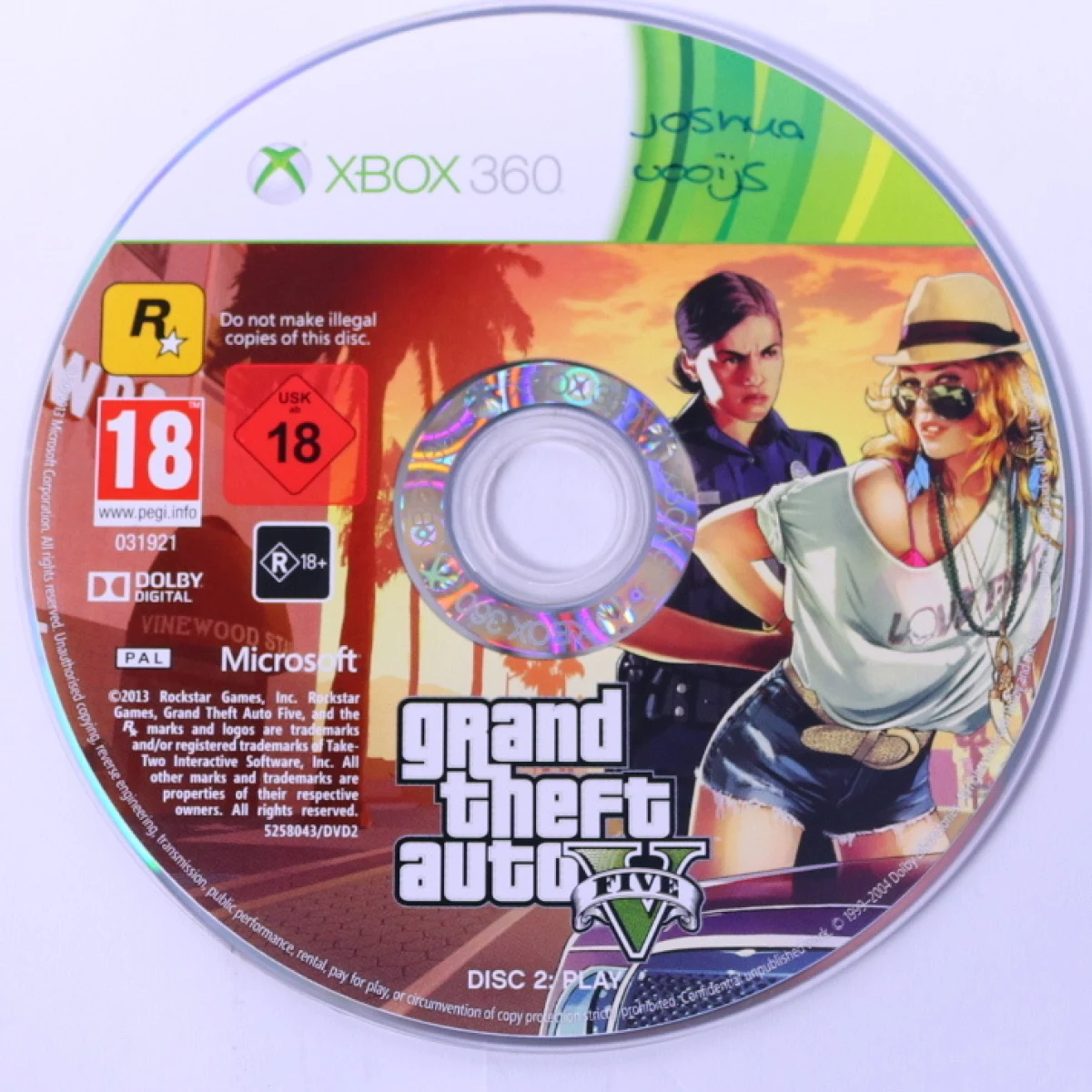 Xbox 360 - Grand Theft Auto V [Geen Hoesje]