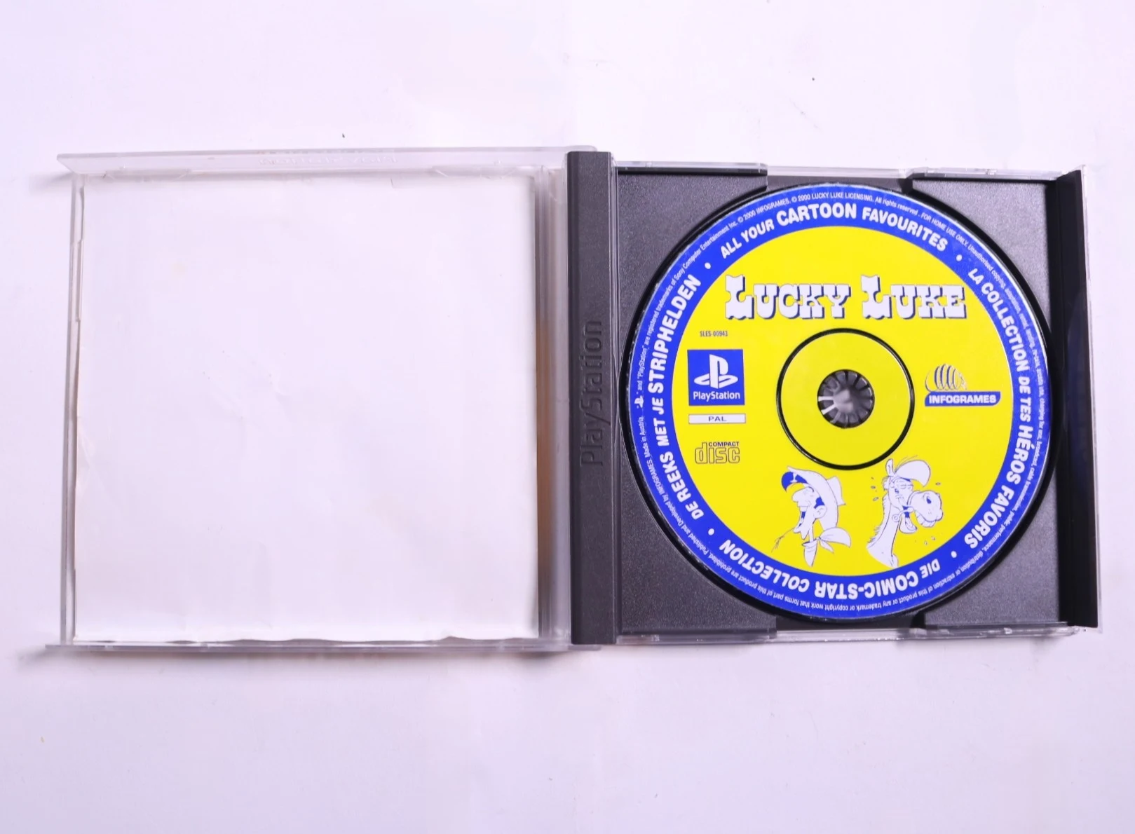 PlayStation 1 - Lucky Luke (Nederlands) - productfoto 2
