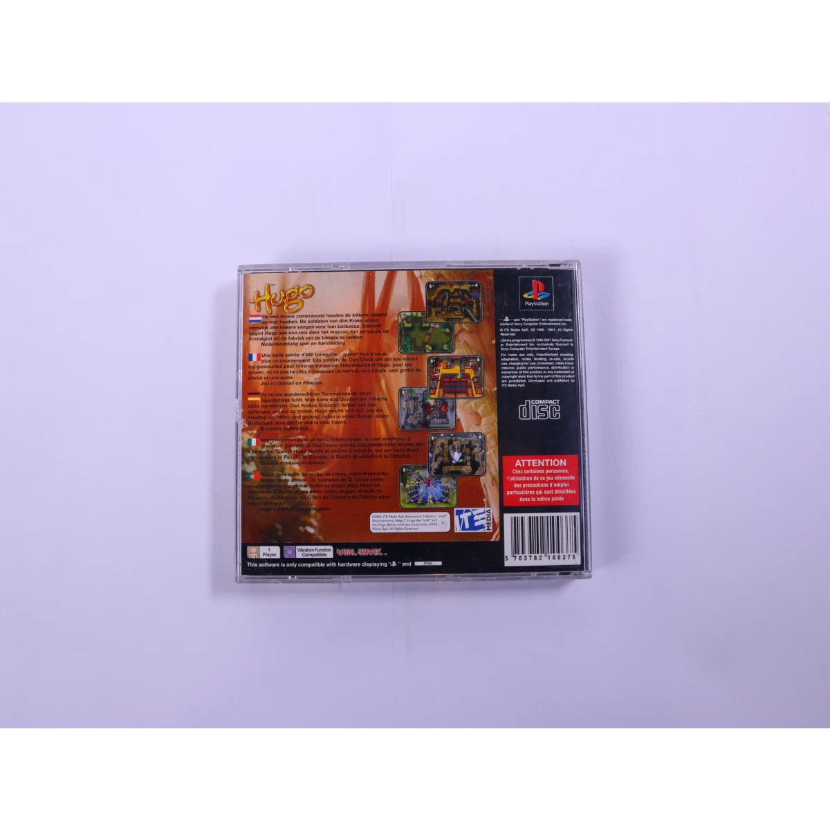 PlayStation 1 - Hugo: Frog Fighter - productfoto 2