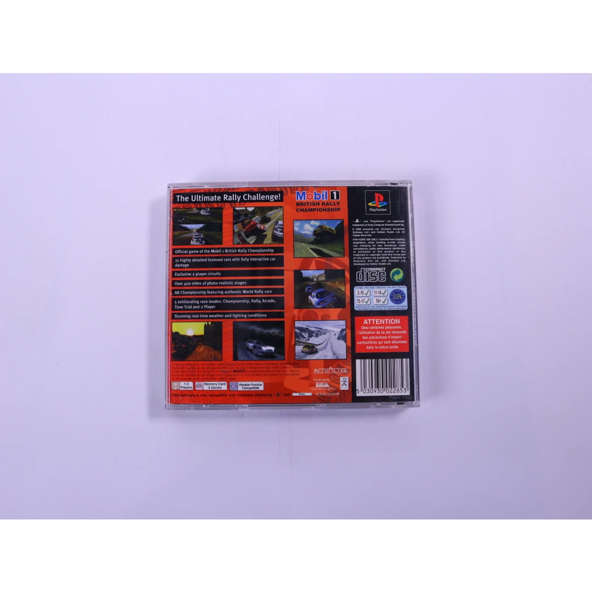 PlayStation 1 - Rally Championship - productfoto 2