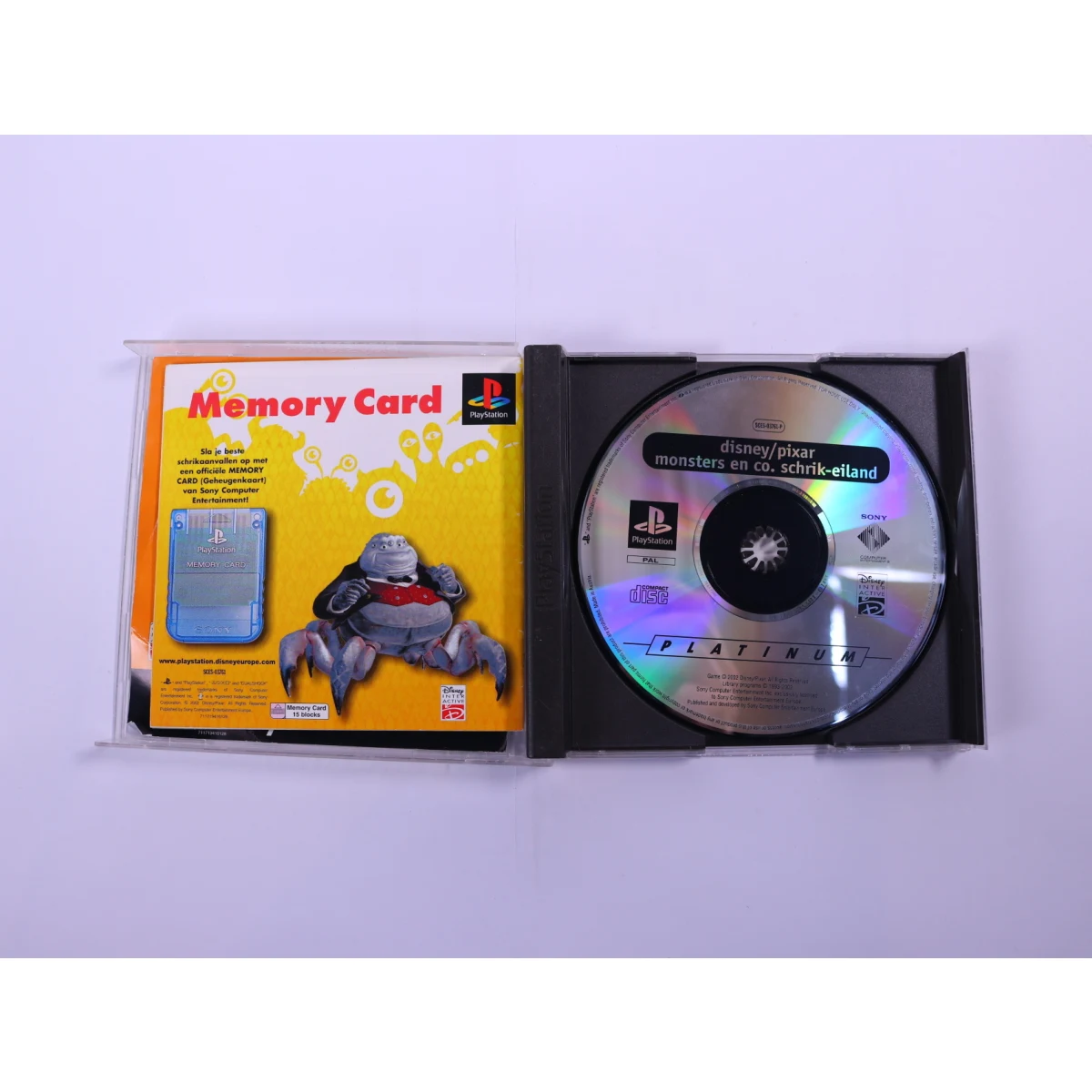 PlayStation 1 - Monsters en Co Schrik Eiland [Platinum] - productfoto 3