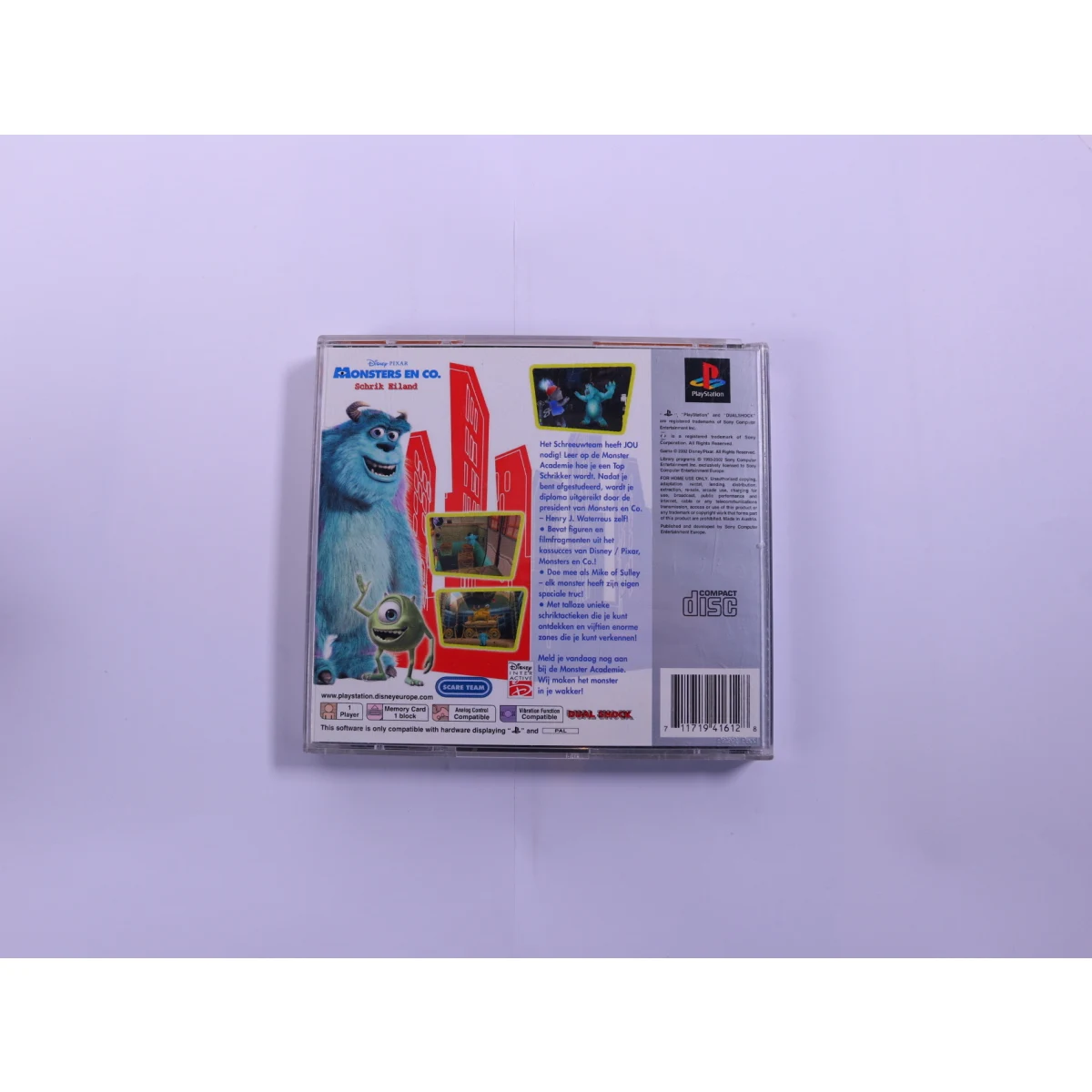 PlayStation 1 - Monsters en Co Schrik Eiland [Platinum] - productfoto 2