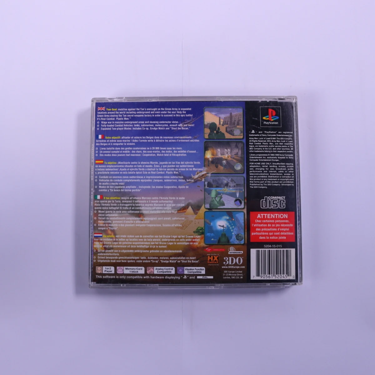 PlayStation 1 - Die Hard Trilogy [Platinum] [No Manual] - productfoto 2