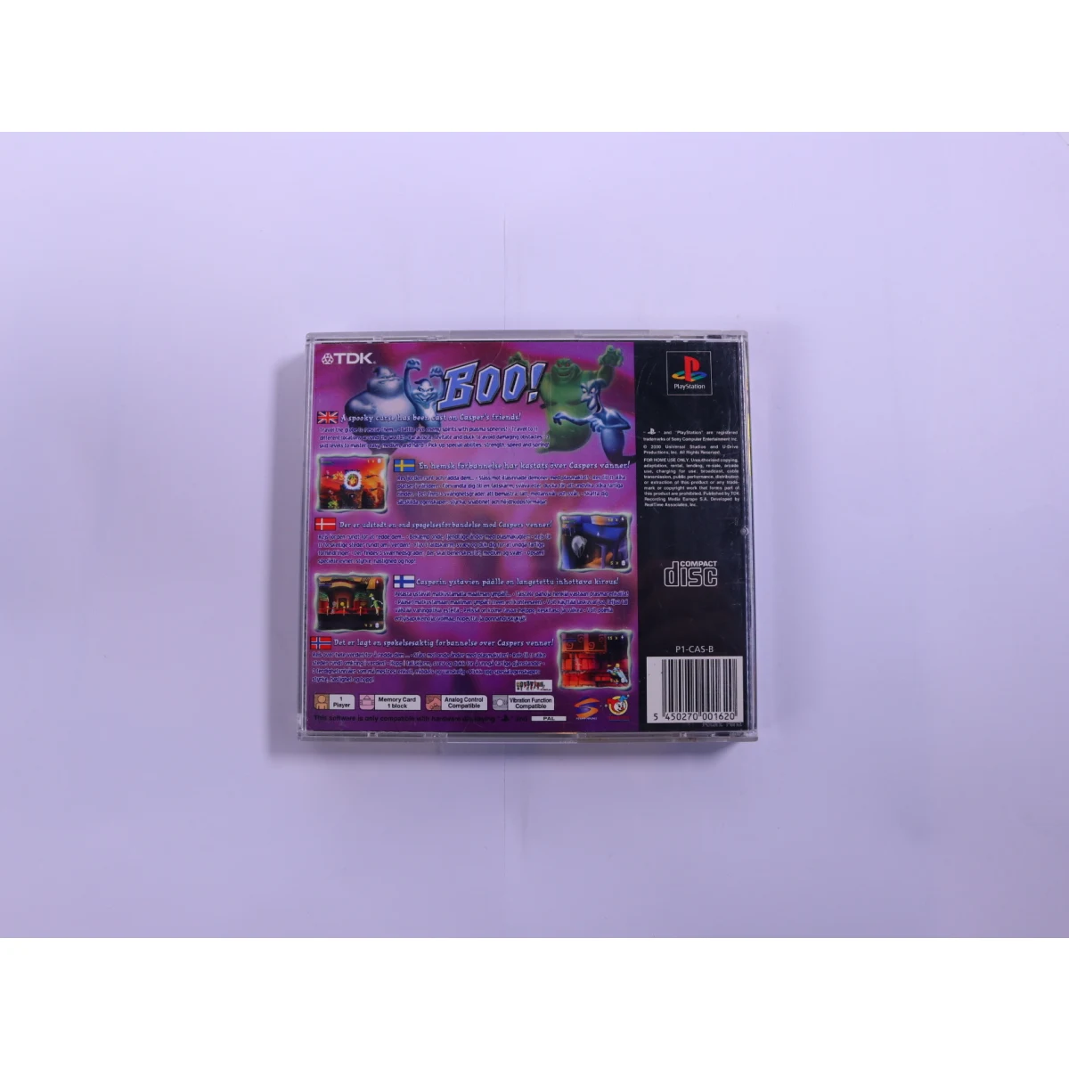 PlayStation 1 - Casper: Friends Around the World - productfoto 2