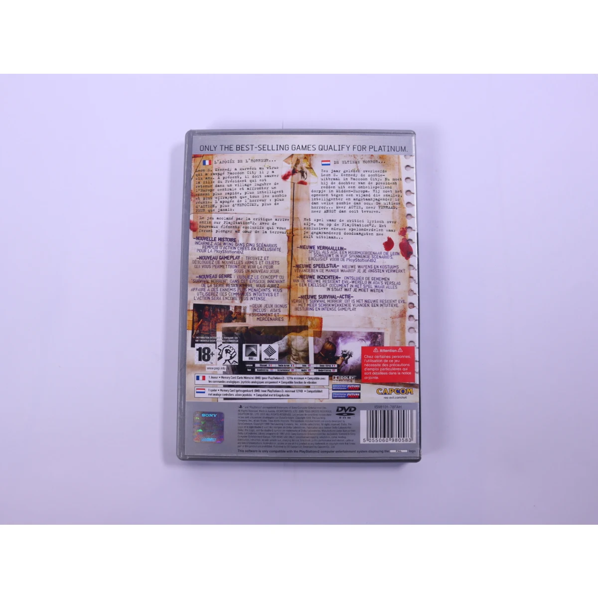 PlayStation 2 - Resident Evil 4 [Platinum Hits] - productfoto 2
