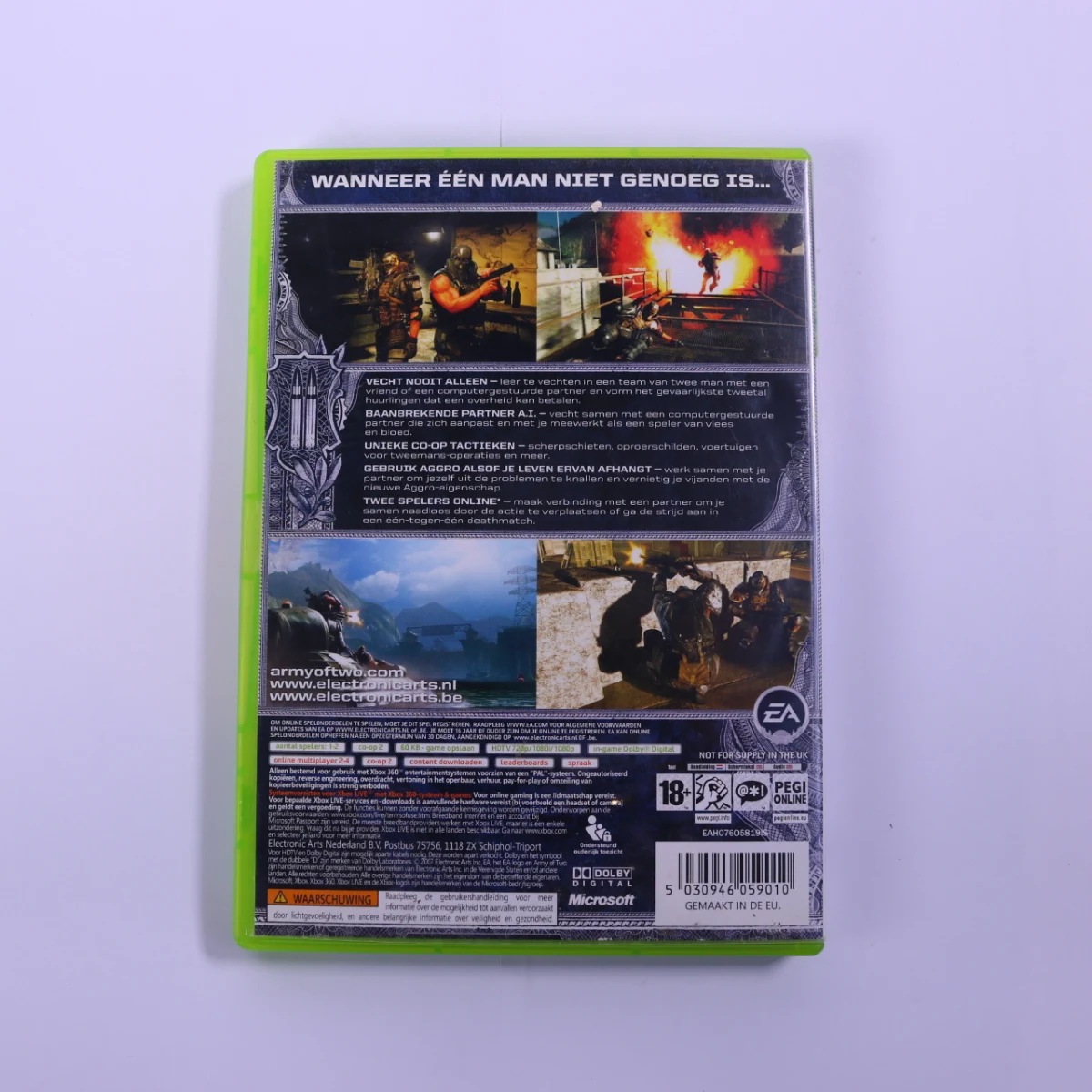 Xbox 360 - Army of Two - Electronic Arts - productfoto 2