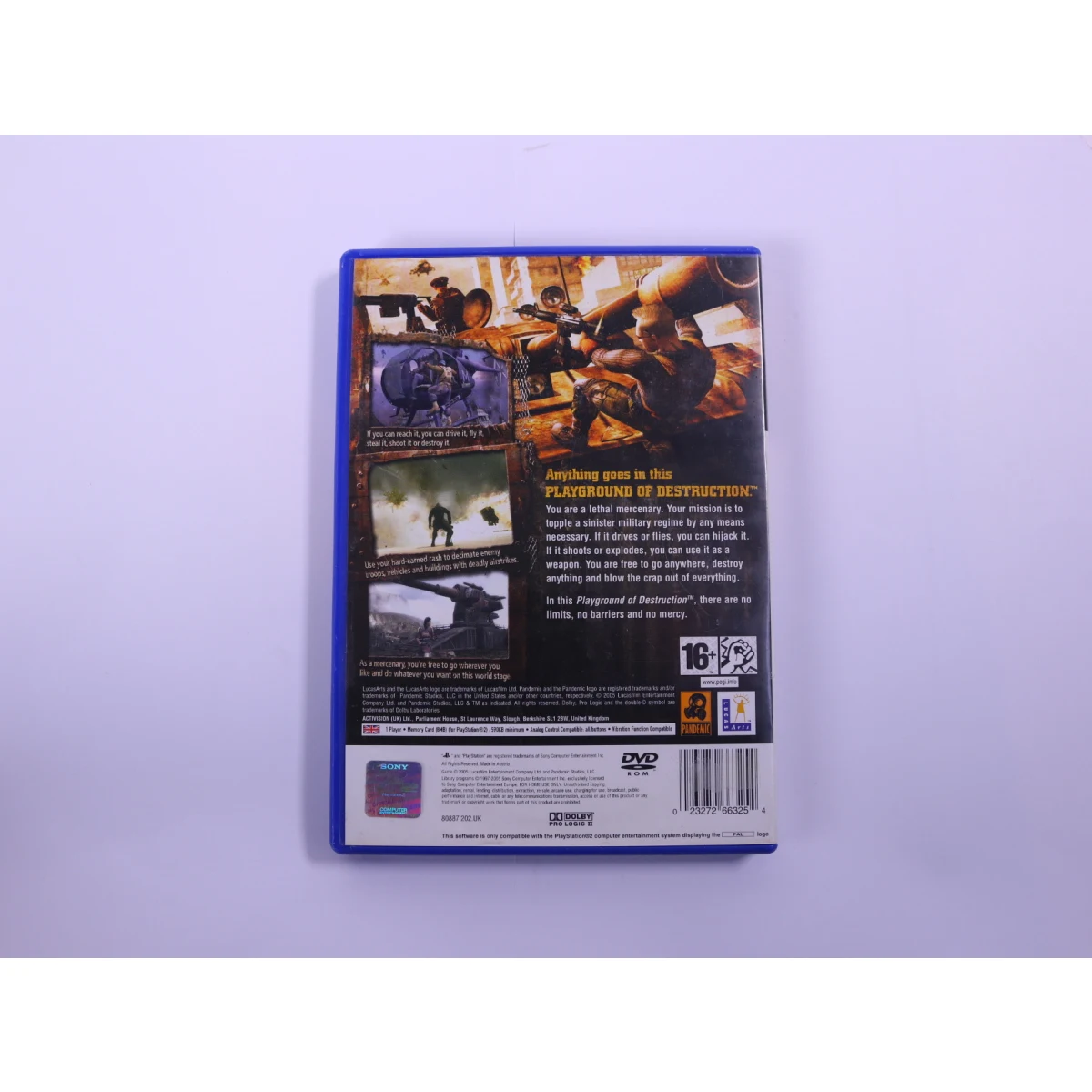 PlayStation 2 - Mercenaries: Playground of Destruction [No Manual] - productfoto 2