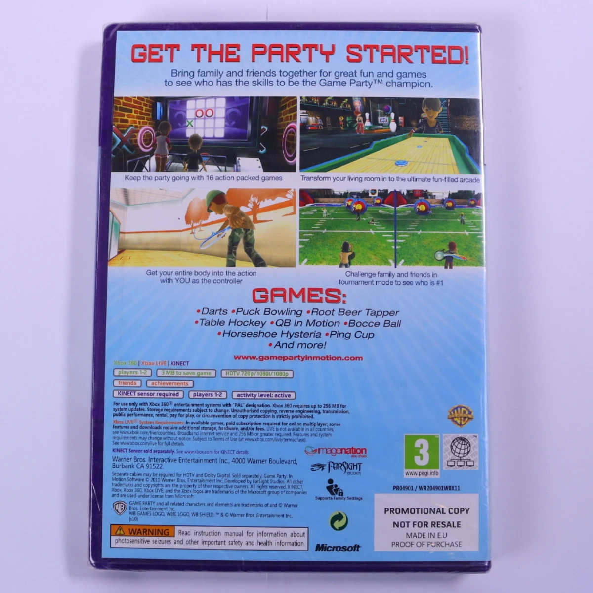 Xbox 360 - Game Party in Motion [Sealed] - productfoto 2