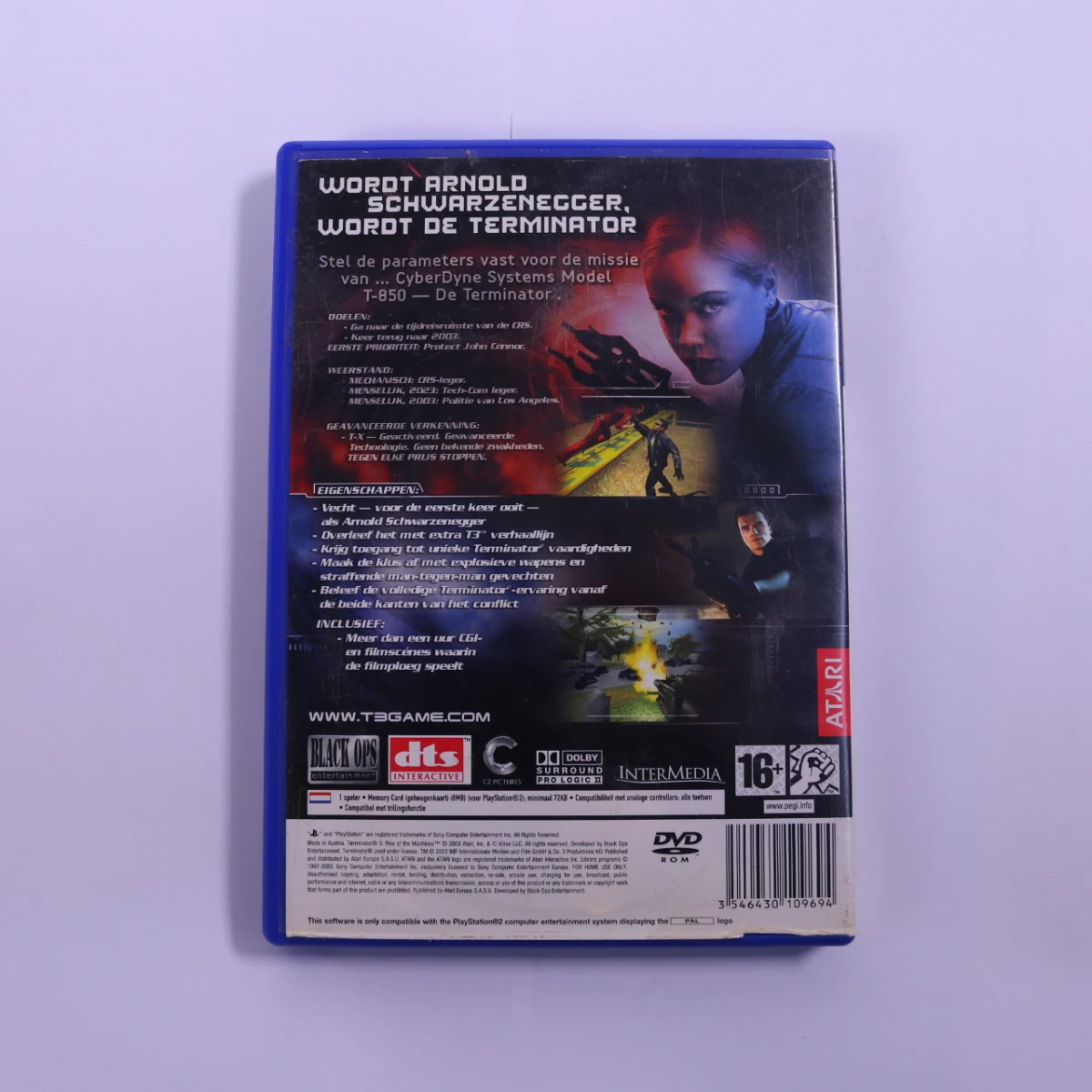 PlayStation 2 - Terminator 3: Rise of the Machines - productfoto 2