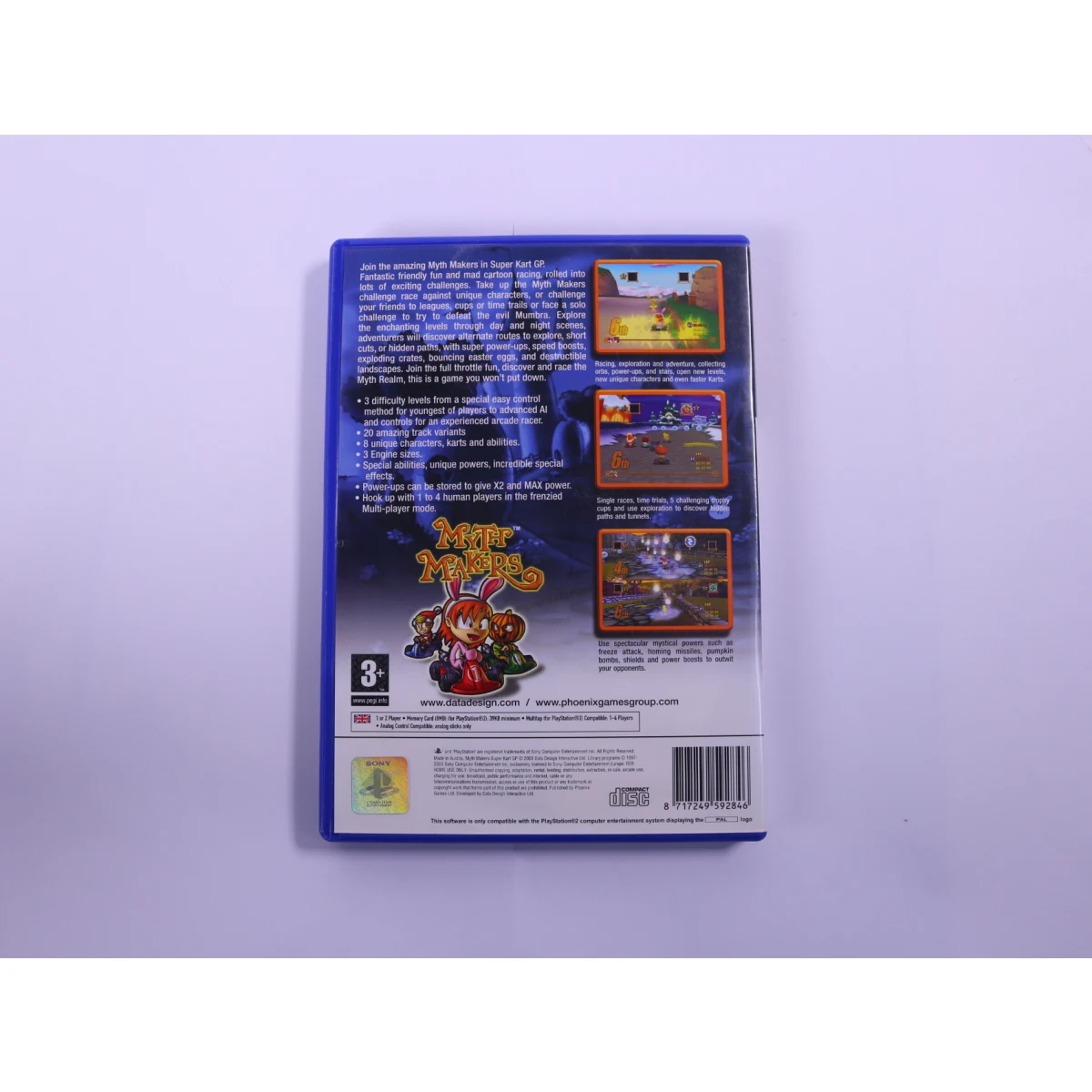Playstation 2 - Myth Makers Super Kart GP - productfoto 2
