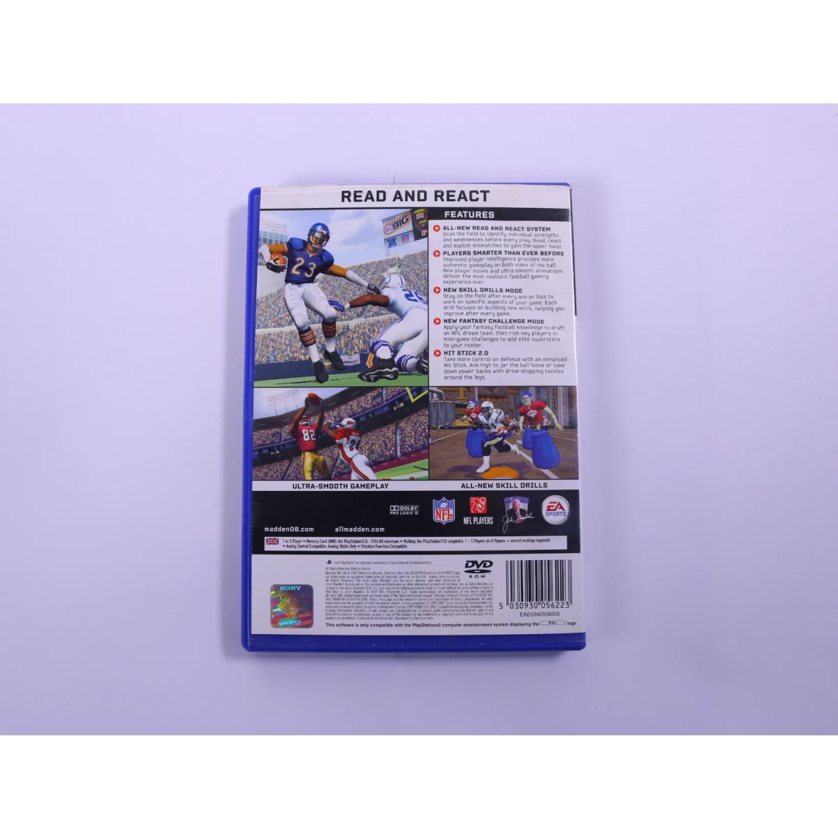 PlayStation 2 - Madden NFL 08 - productfoto 2