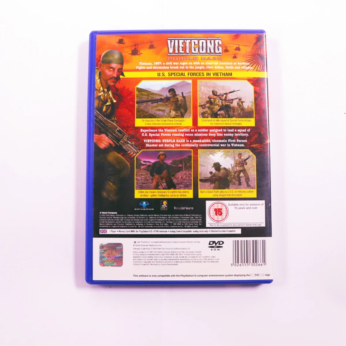 PlayStation 2 - Vietcong: Purple Haze - productfoto 2