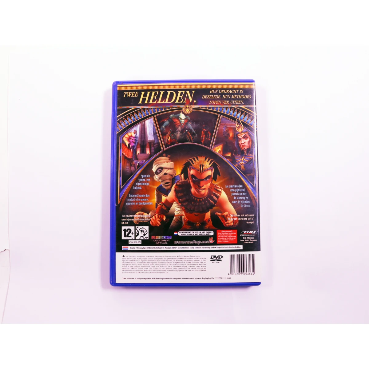 PlayStation 2 - Sphinx and the Cursed Mummy - productfoto 2