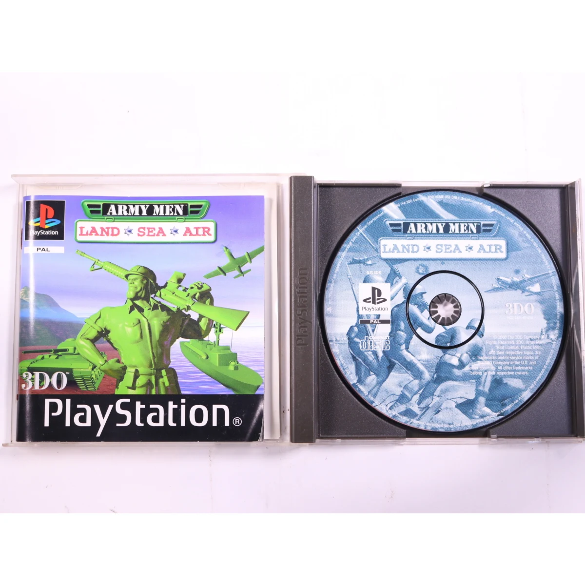 PlayStation 1 - Army Men: Land, Sea, Air - productfoto 2