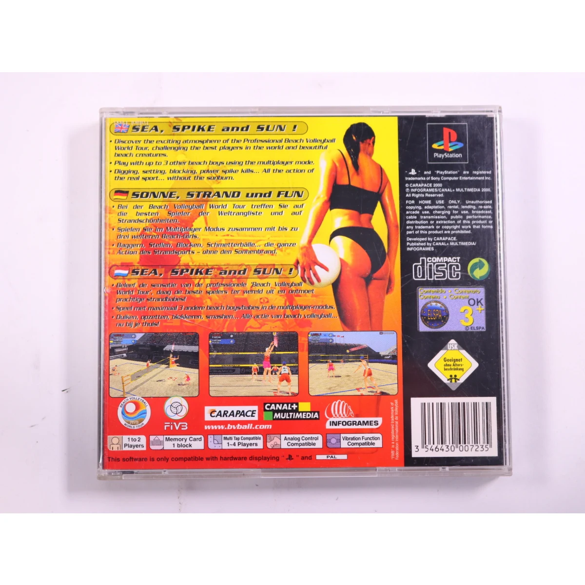 PlayStation 1 - Beach Volleyball - productfoto 3