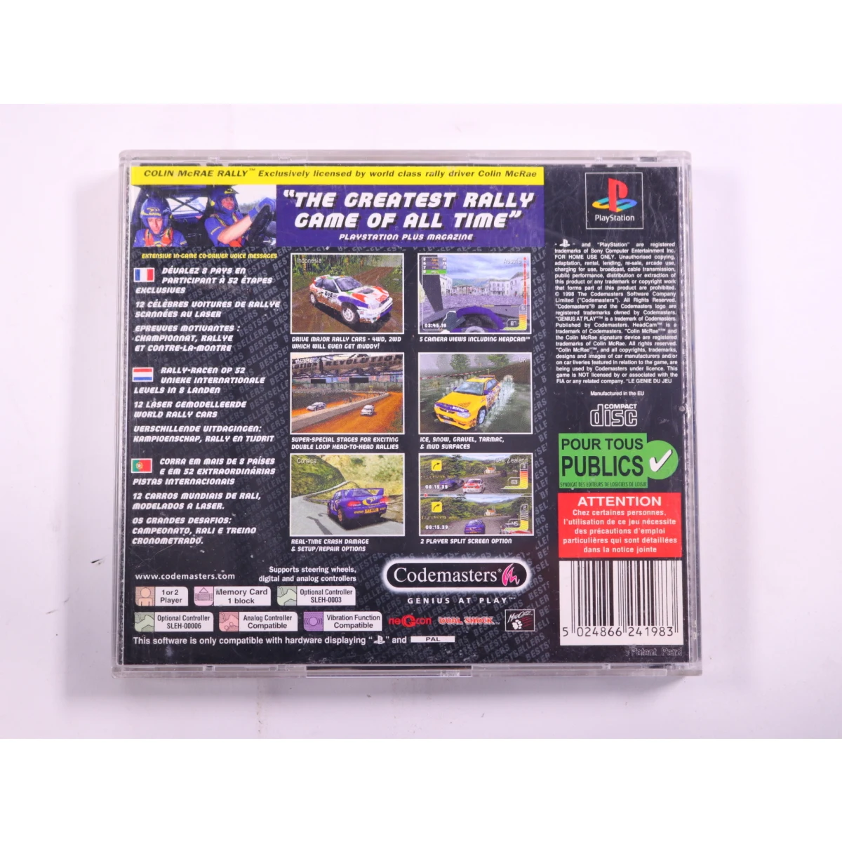 PlayStation 1 - Rally Cross [Value Series] - productfoto 3