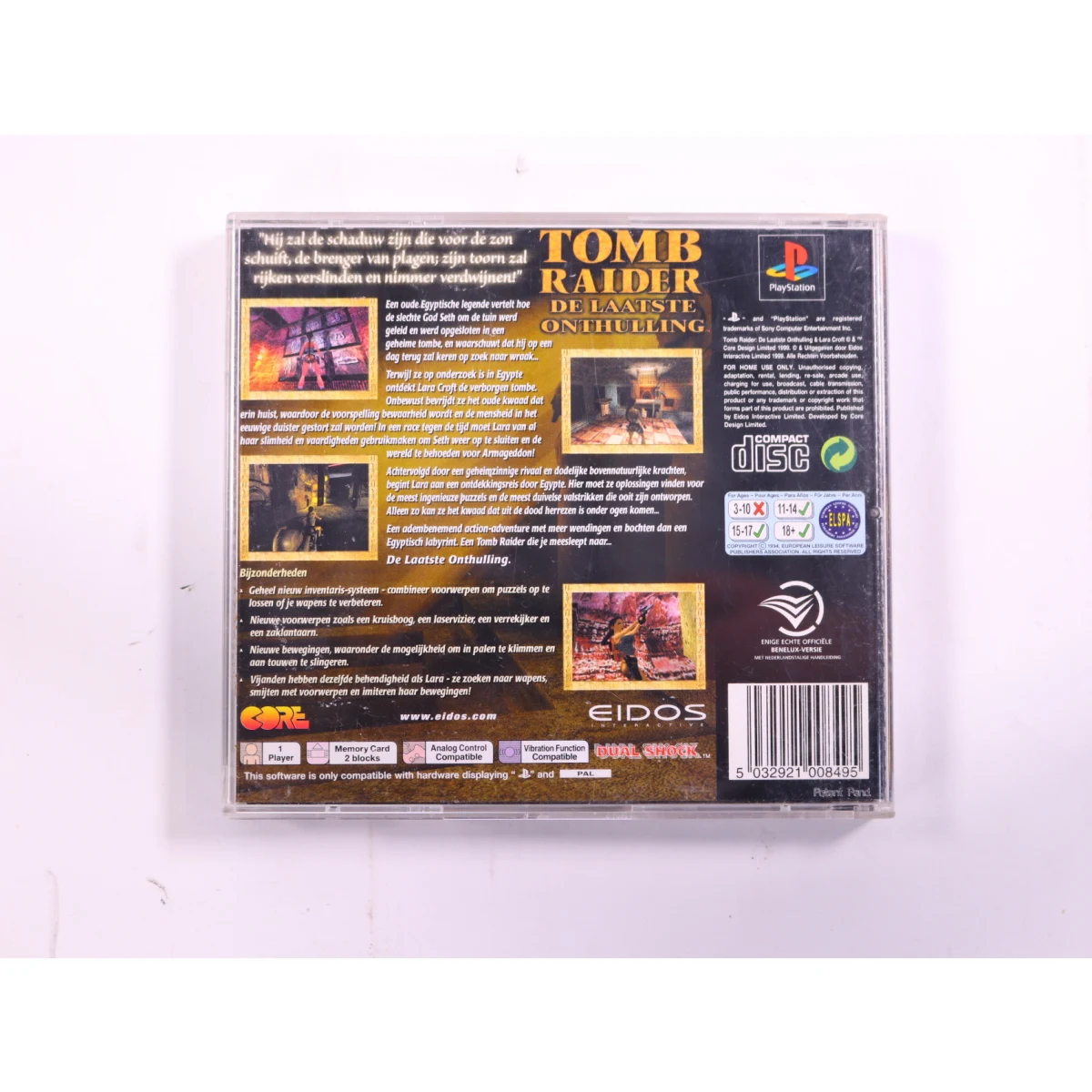 PlayStation 1 - Tomb Raider: The Last Revelation - productfoto 3