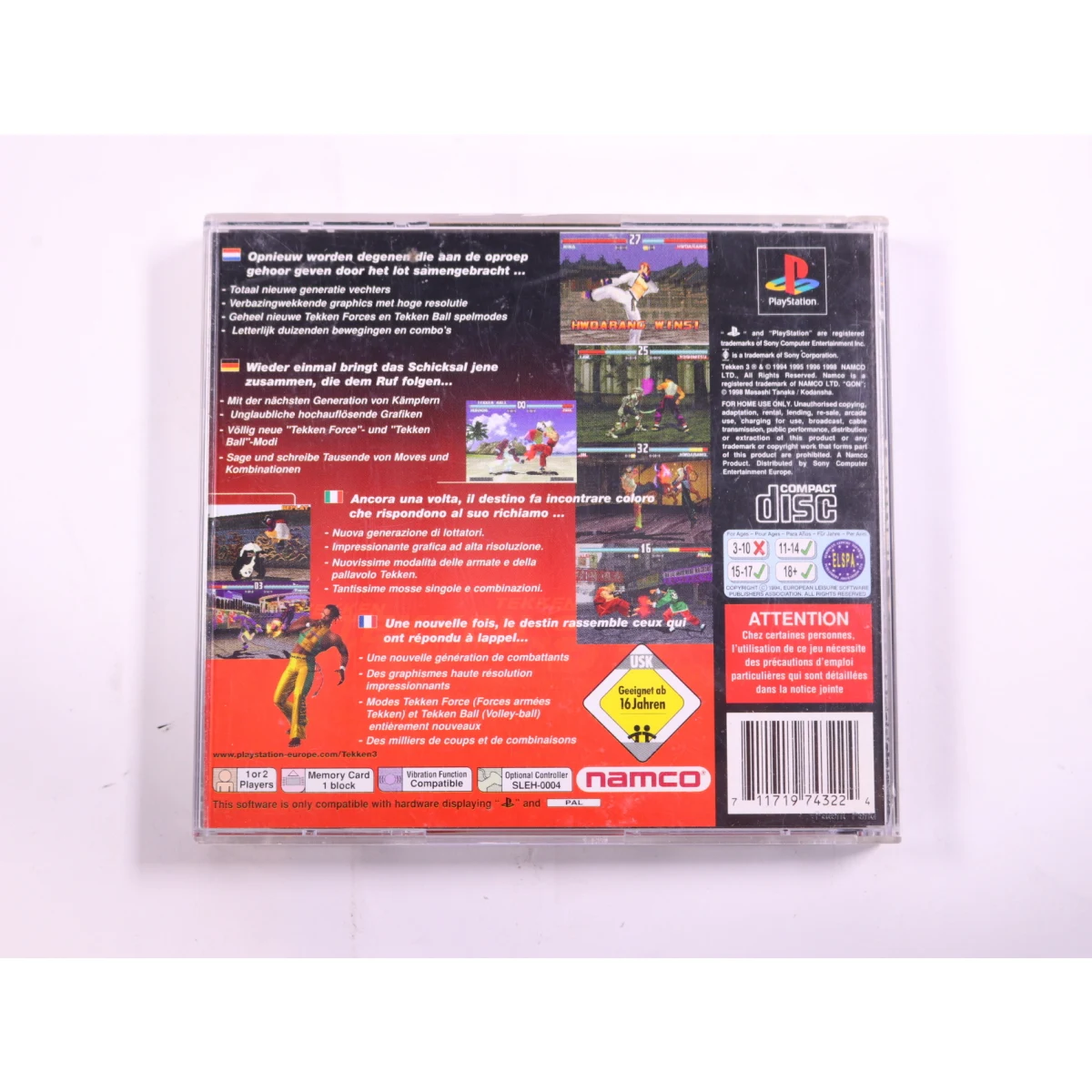 PlayStation 1 - Tekken 3 - productfoto 3