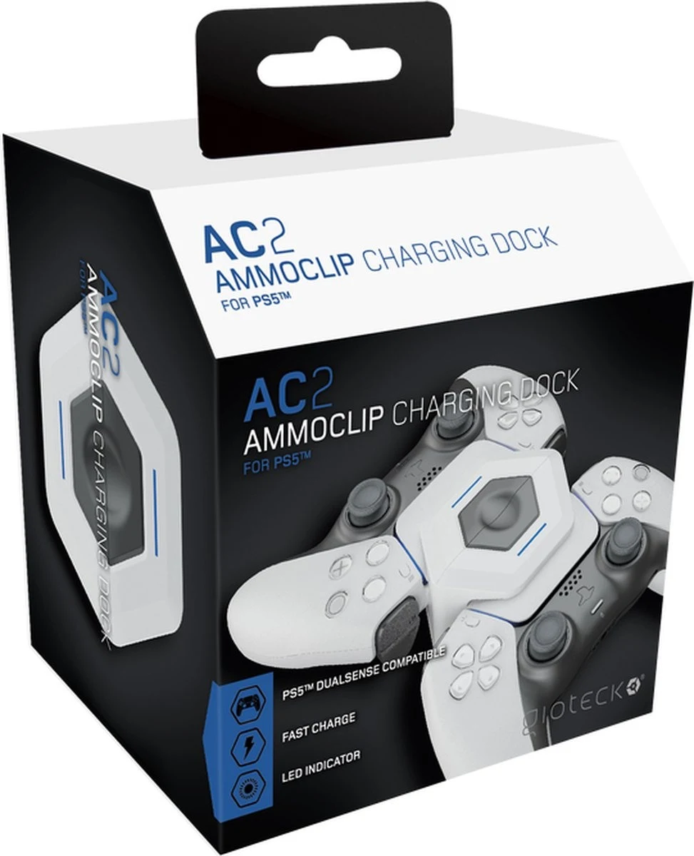 Playstation 5 - AC-2 Ammo Clip - Oplaadstation voor Controller PS5 - productfoto 2