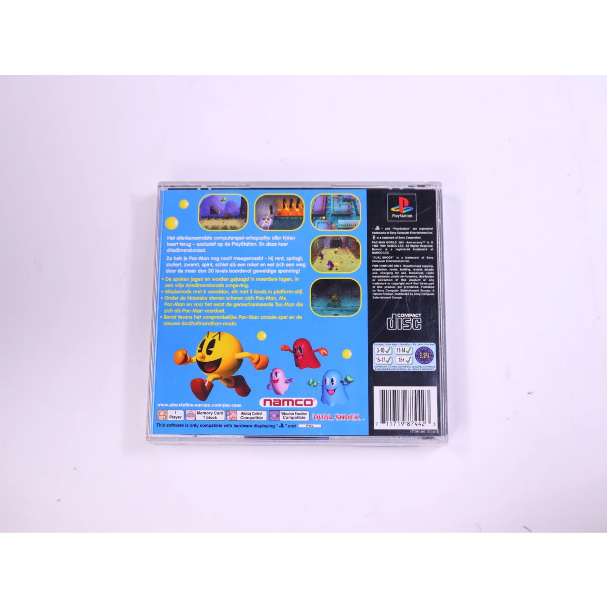 PlayStation 1 - Pac-Man World - productfoto 2