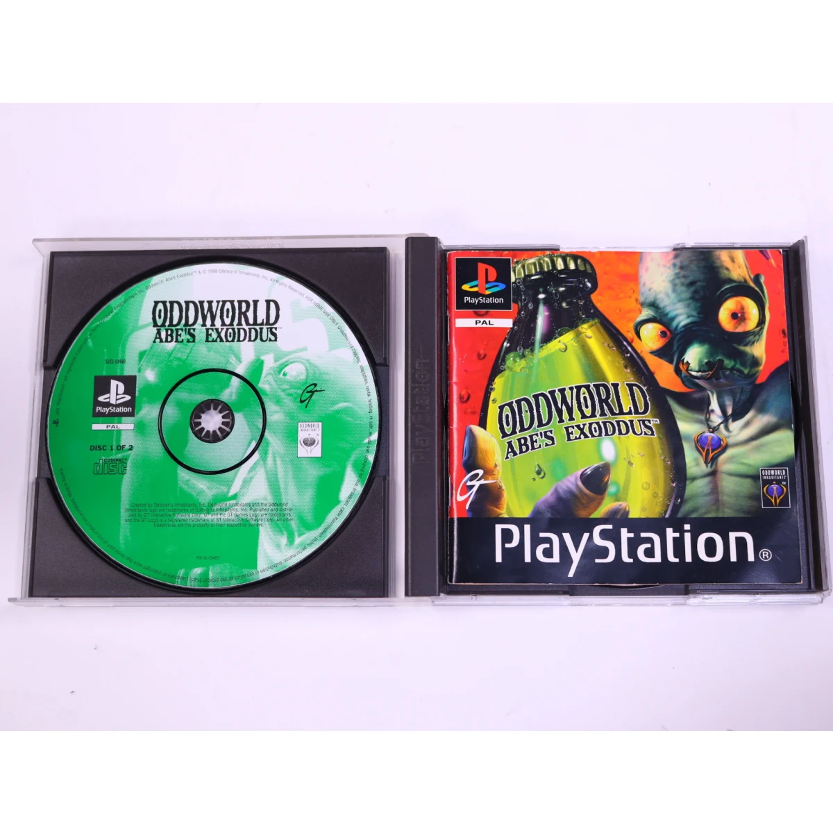 PlayStation 1 - Oddworld: Abe's Exoddus - productfoto 3