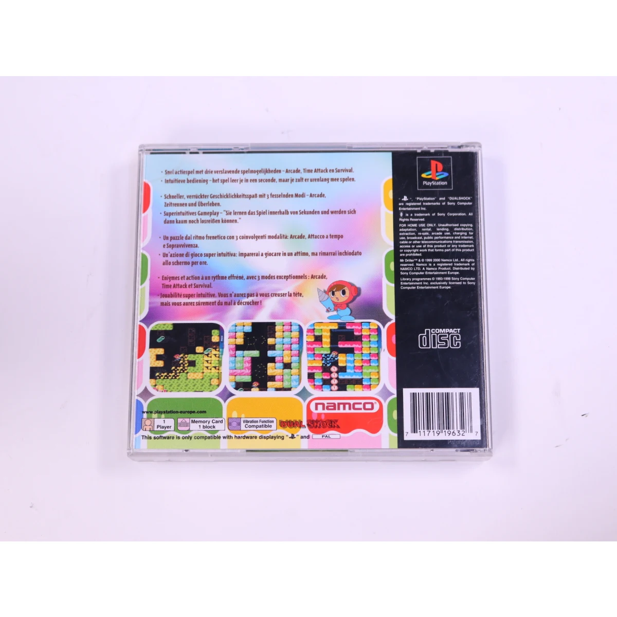 PlayStation 1 - Mr. Driller - productfoto 2