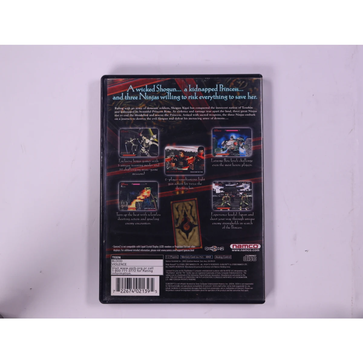 PlayStation 2 - Ninja Assault #2 - Now Production - productfoto 2