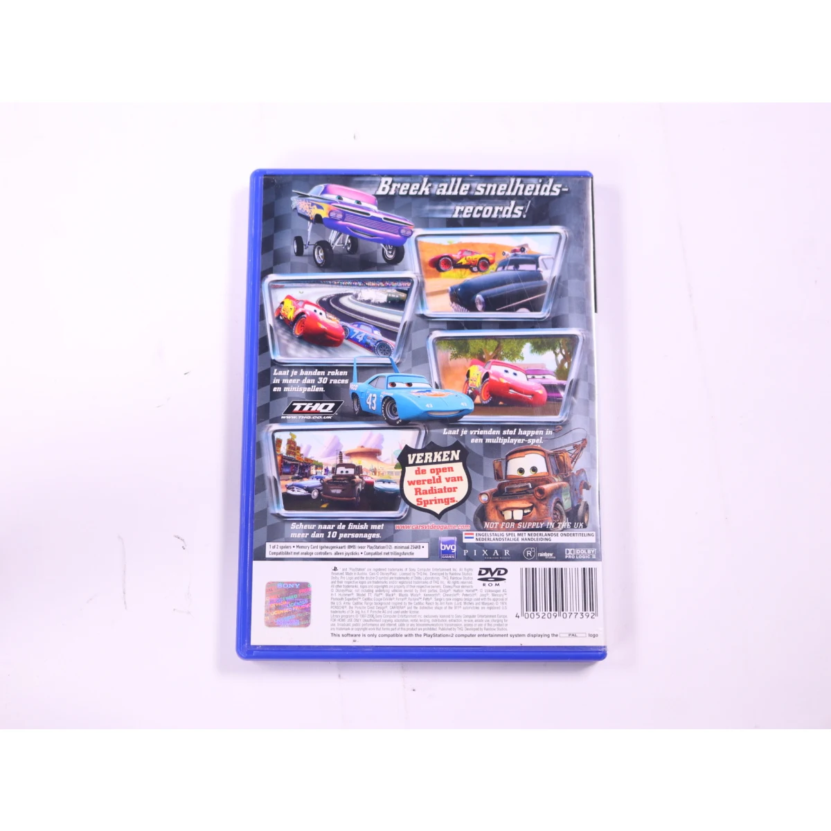 PlayStation 2 - Cars [No Manual] - productfoto 2