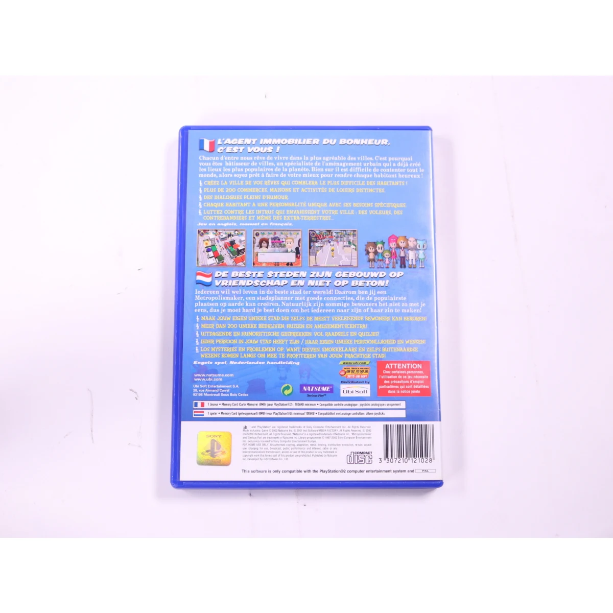 PlayStation 2 - Metropolismania - Natsume - productfoto 2
