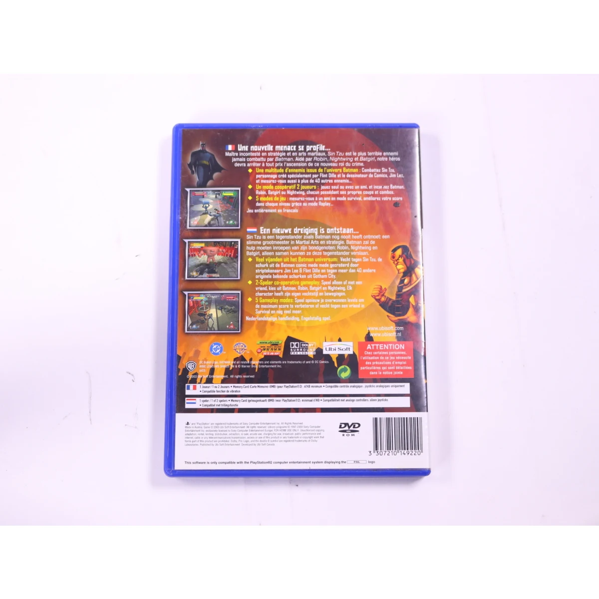 PlayStation 2 - Batman: Rise of Sin Tzu - productfoto 2