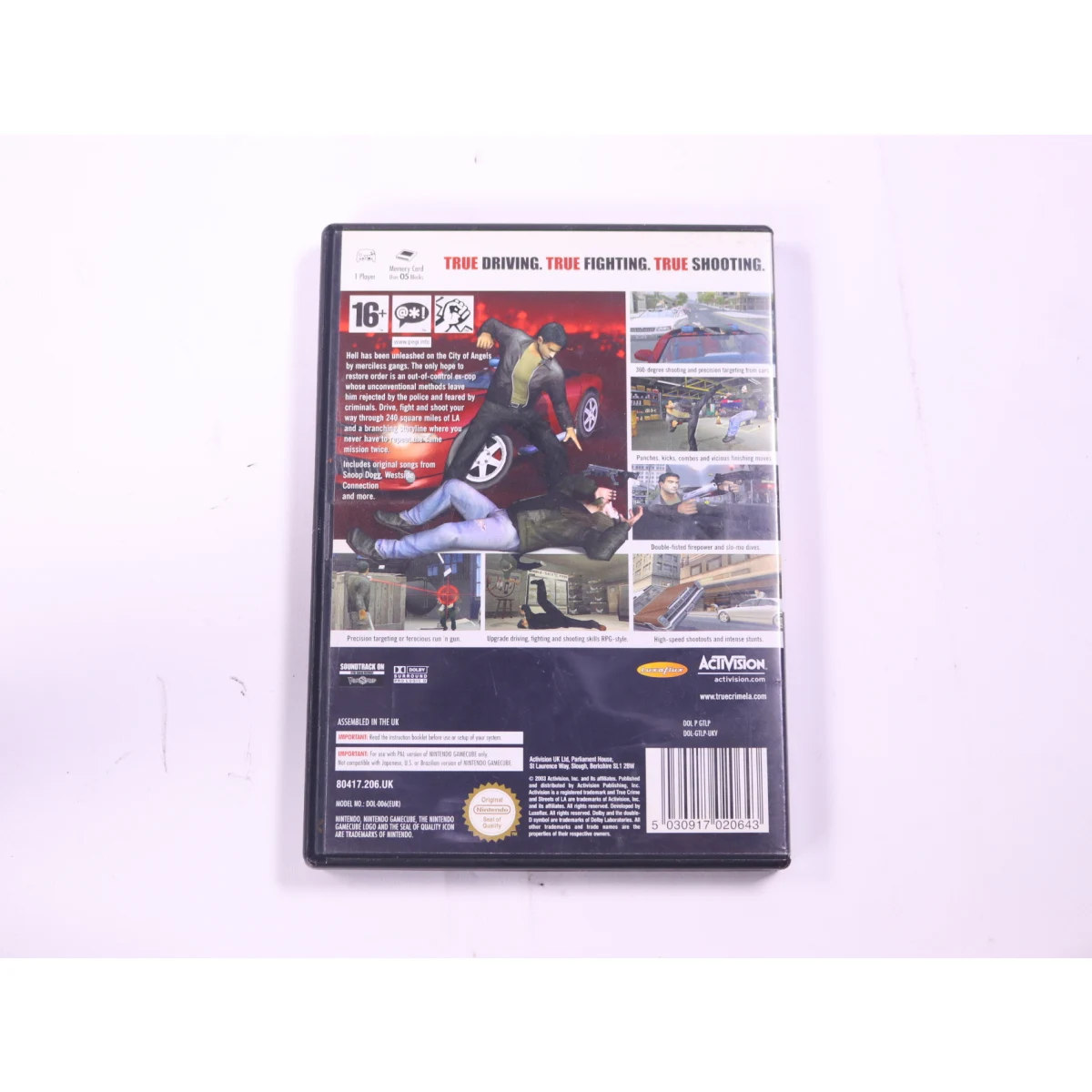 GameCube - True Crime: Streets of LA - productfoto 2