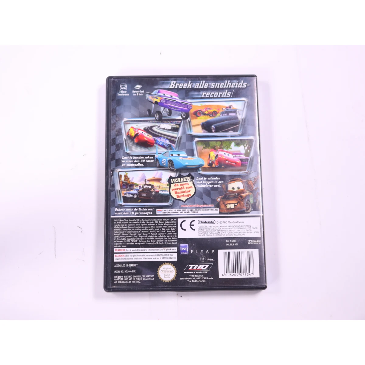 GameCube - Cars - THQ - productfoto 2