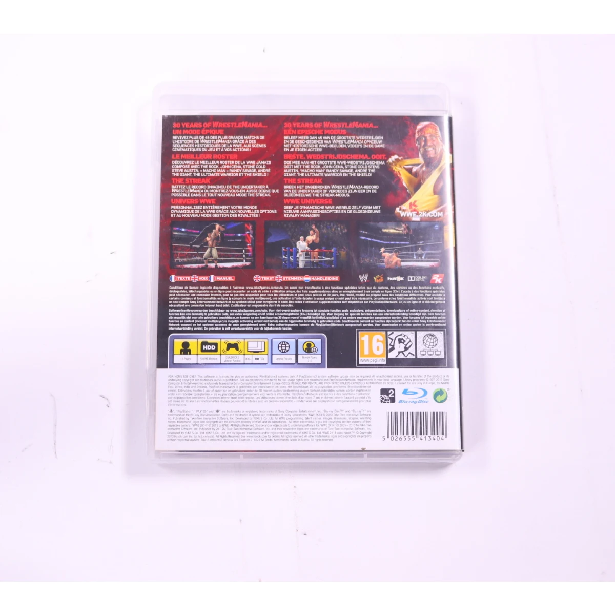 PlayStation 3 - WWE 2K14 - productfoto 2