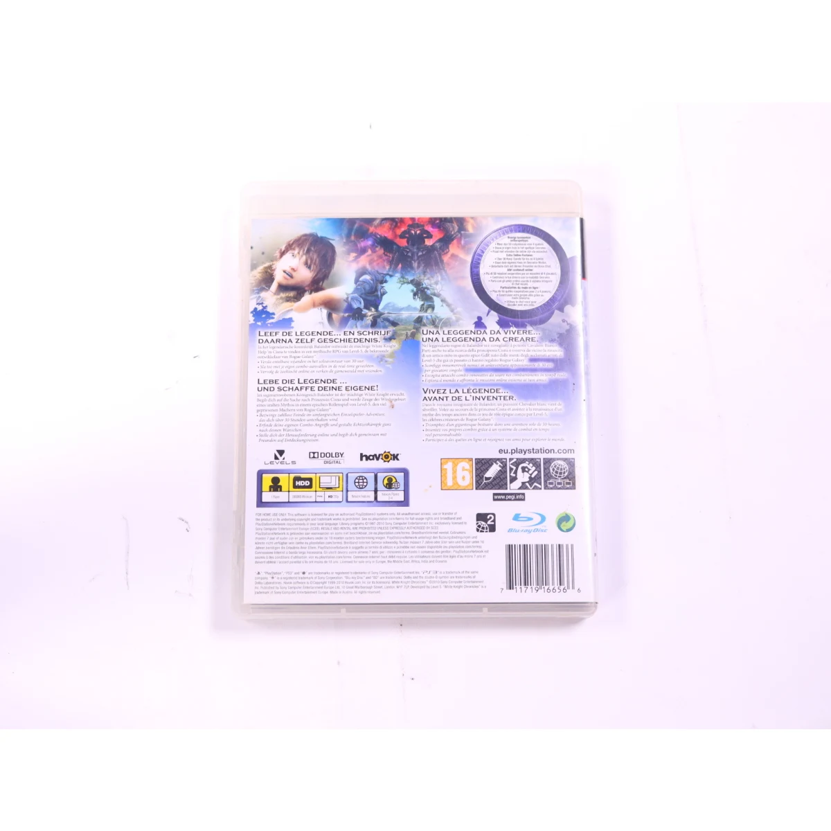 PlayStation 3 - White Knight Chronicles - Level-5 - productfoto 2