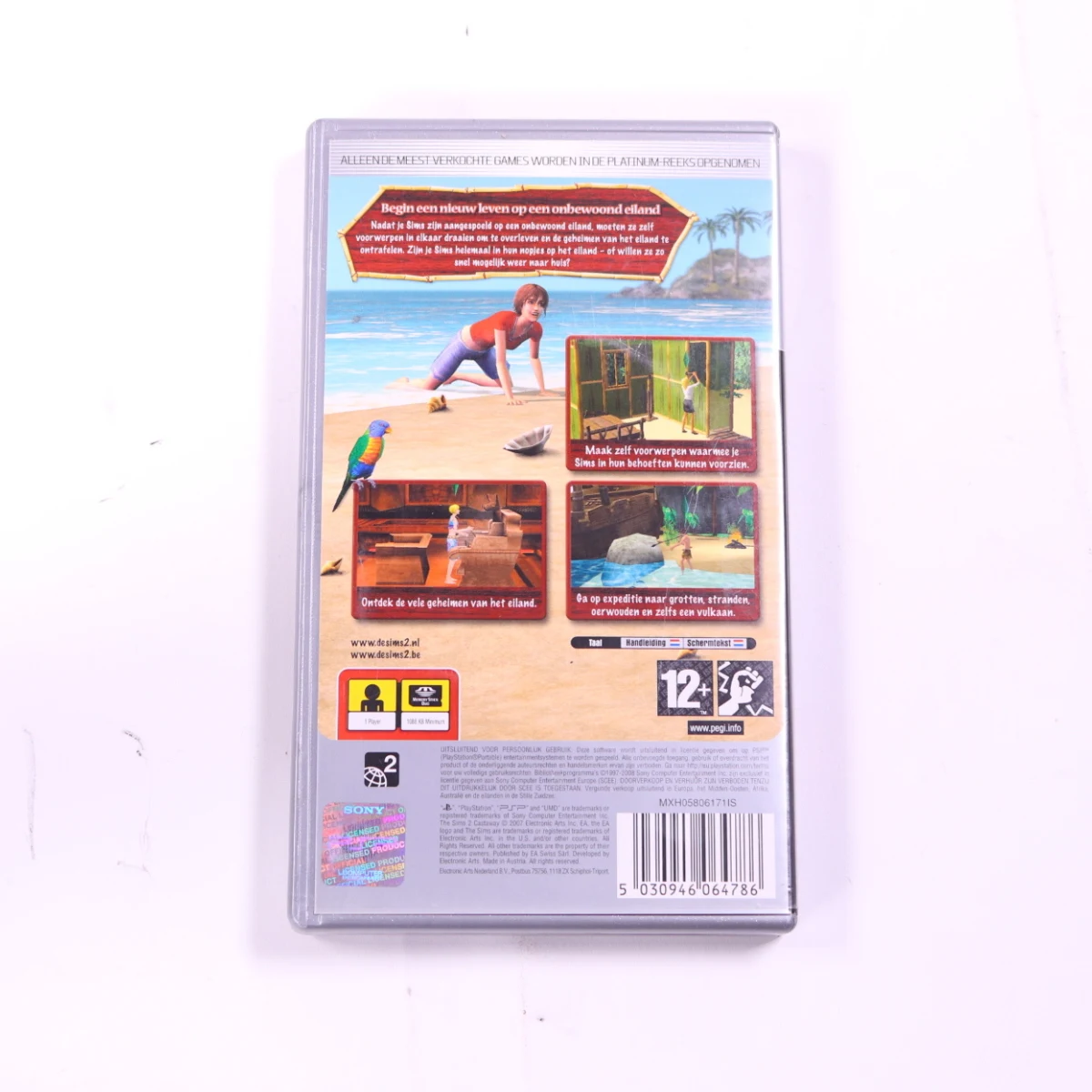 PSP - The Sims 2: Castaway - productfoto 2
