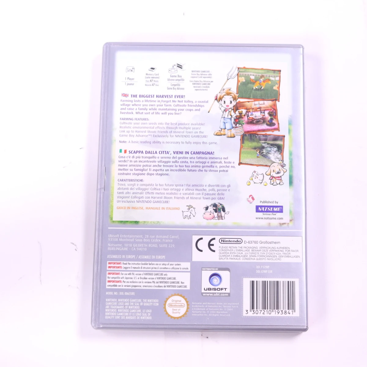 GameCube - Harvest Moon: A Wonderful Life [Players Choise] - productfoto 2