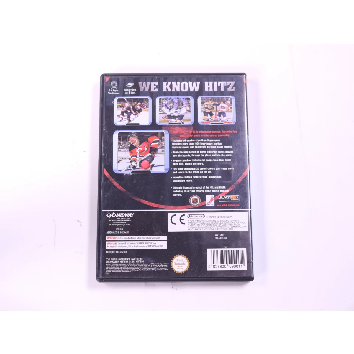 GameCube - NHL Hitz 2002 - productfoto 2