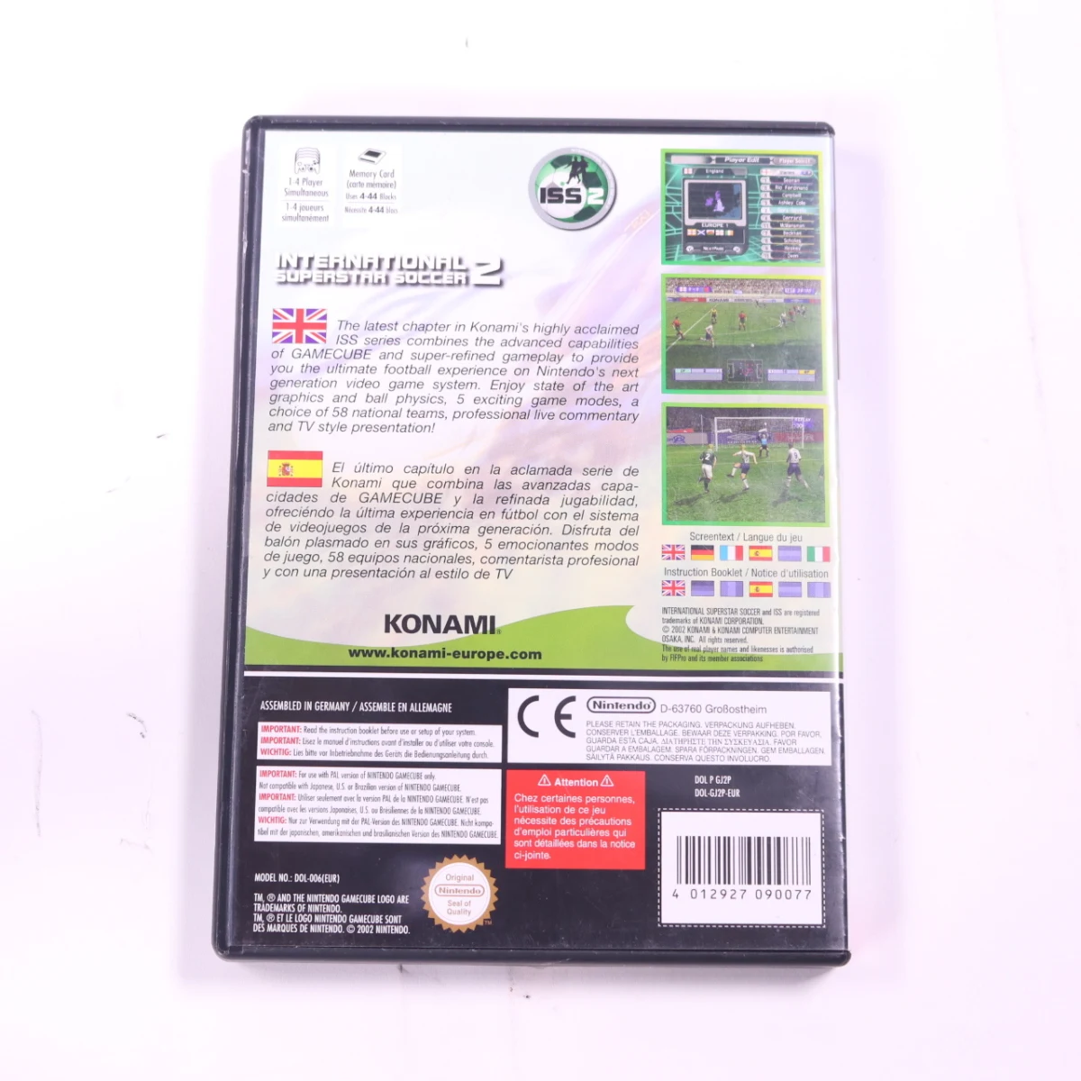 GameCube - International Superstar Soccer 2 - productfoto 2
