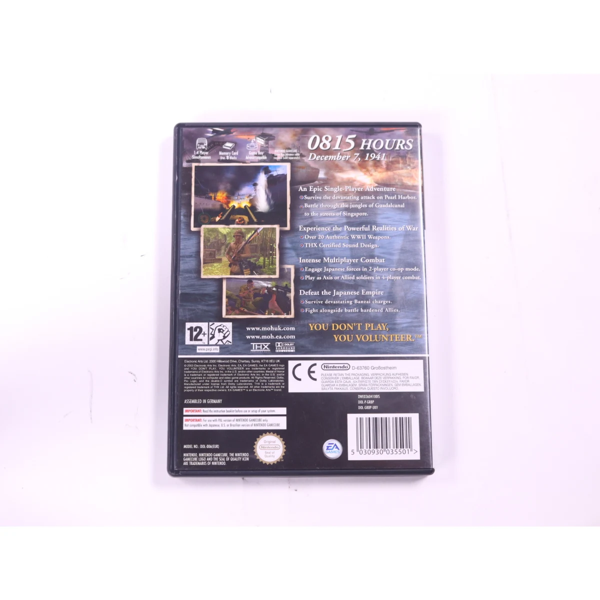 GameCube - Medal of Honor: Rising Sun - productfoto 2