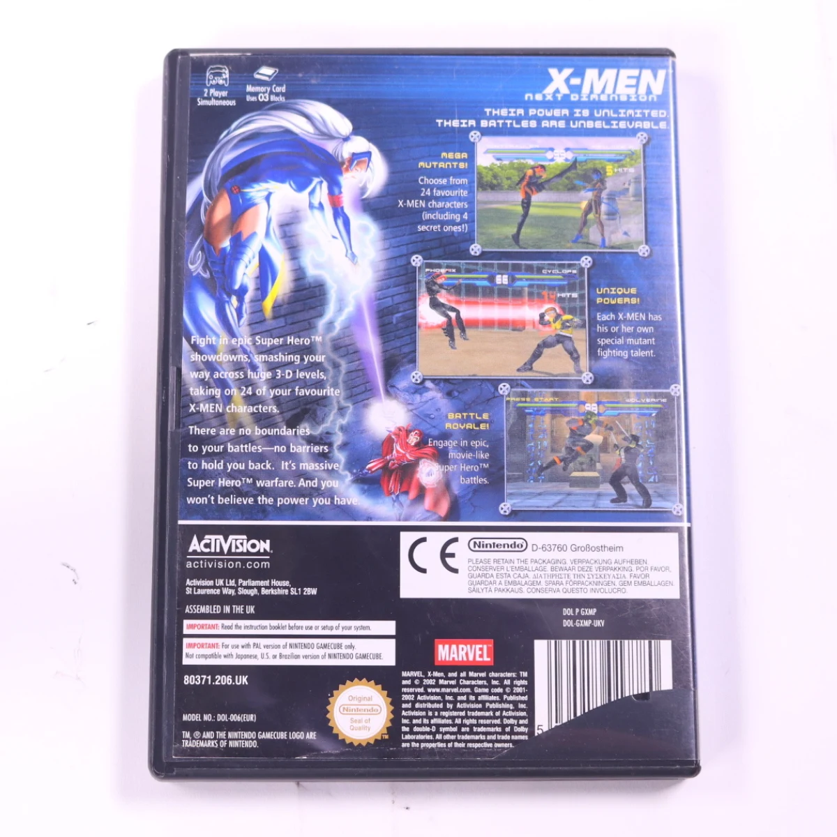 GameCube - X-Men: Next Dimension - productfoto 2