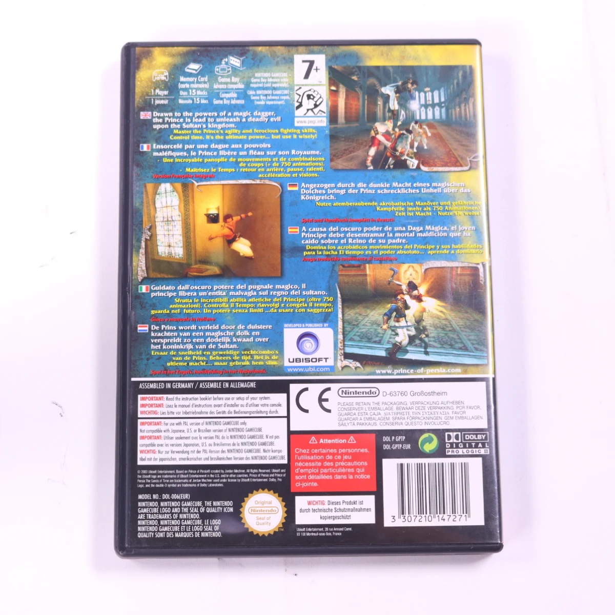 GameCube - Prince of Persia: The Sands of Time - productfoto 2