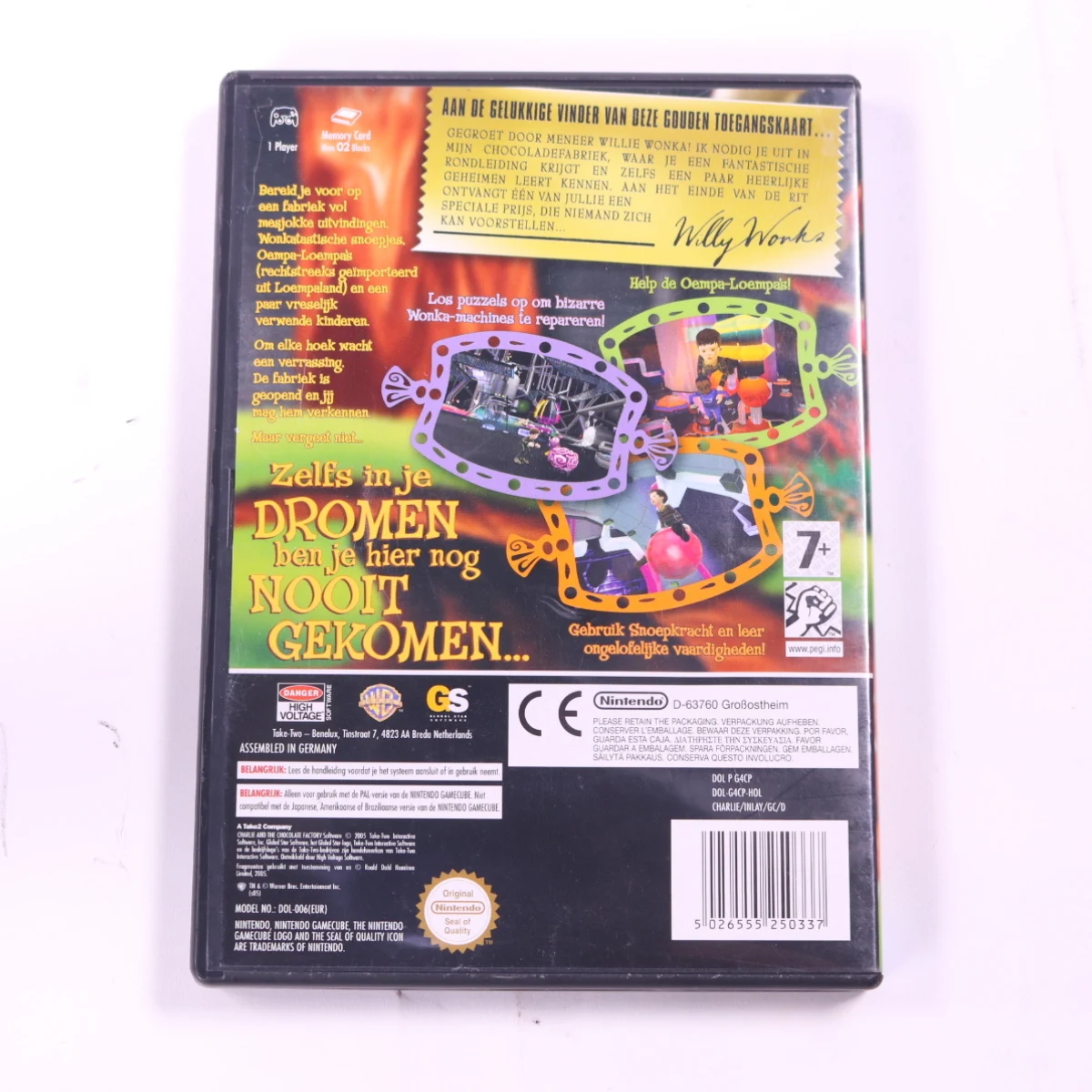 GameCube - Charlie and the Chocolate Factory - productfoto 2