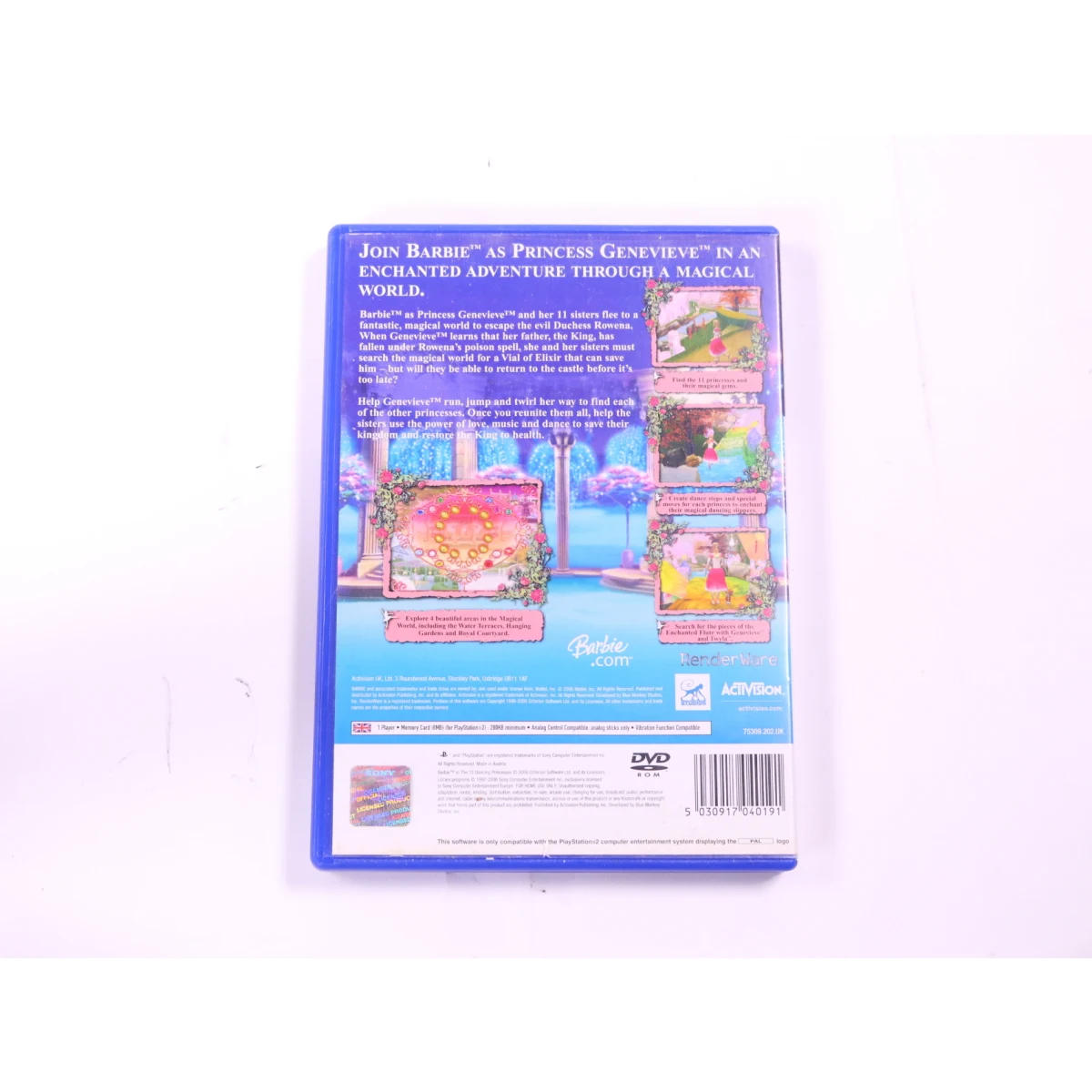 PlayStation 2 - Barbie in the 12 Dancing Princesses - Ubisoft - productfoto 2
