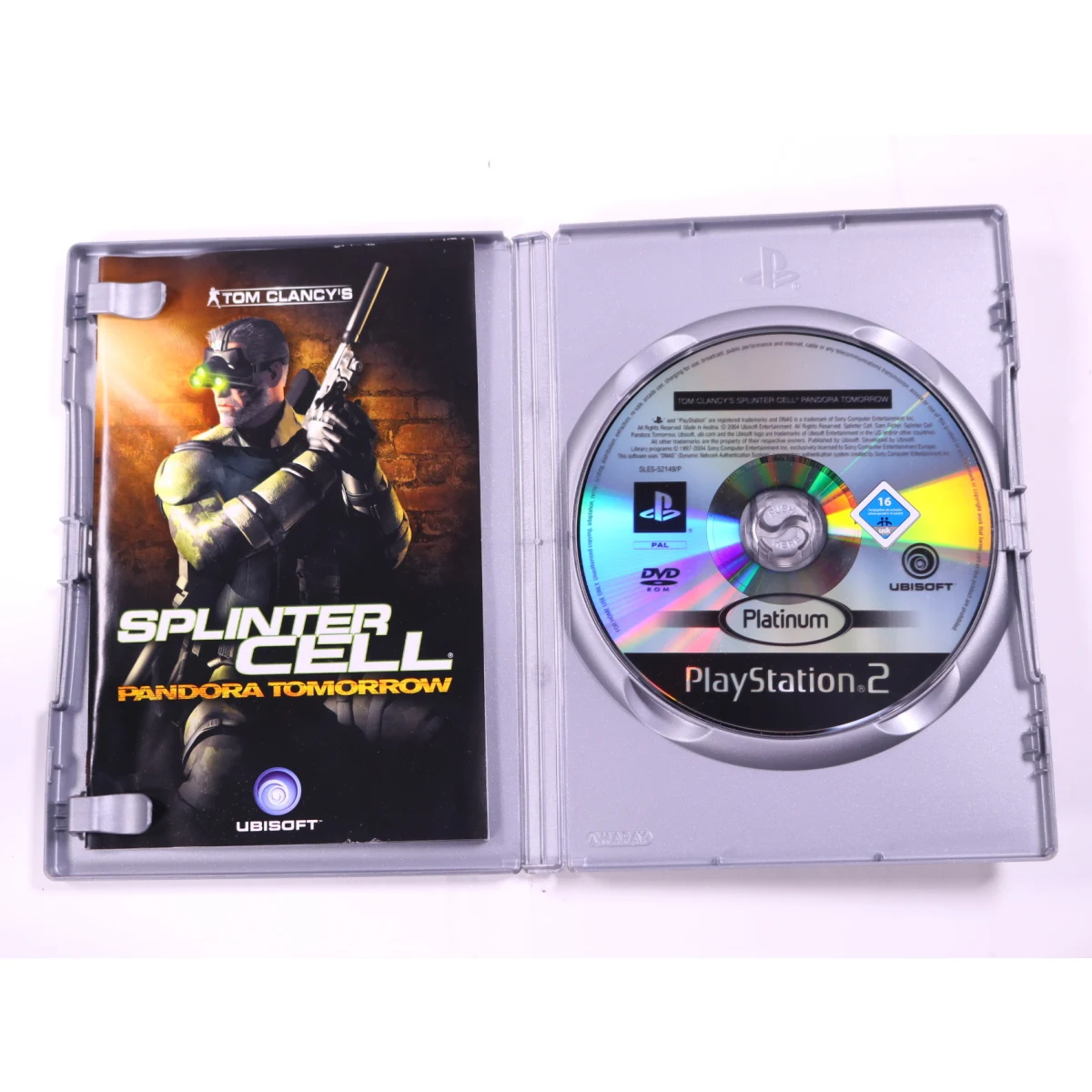 PlayStation 2 - Tom Clancy's Splinter Cell: Pandora Tomorrow [Platinum Hits] - productfoto 3