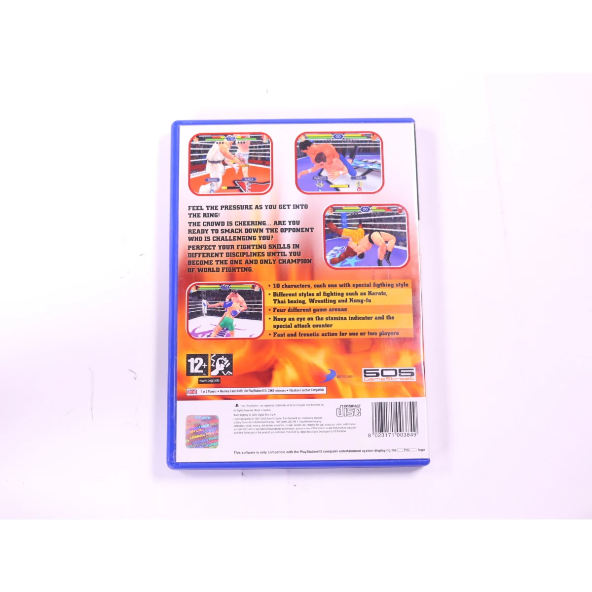 PlayStation 2 - World Fighting - productfoto 3