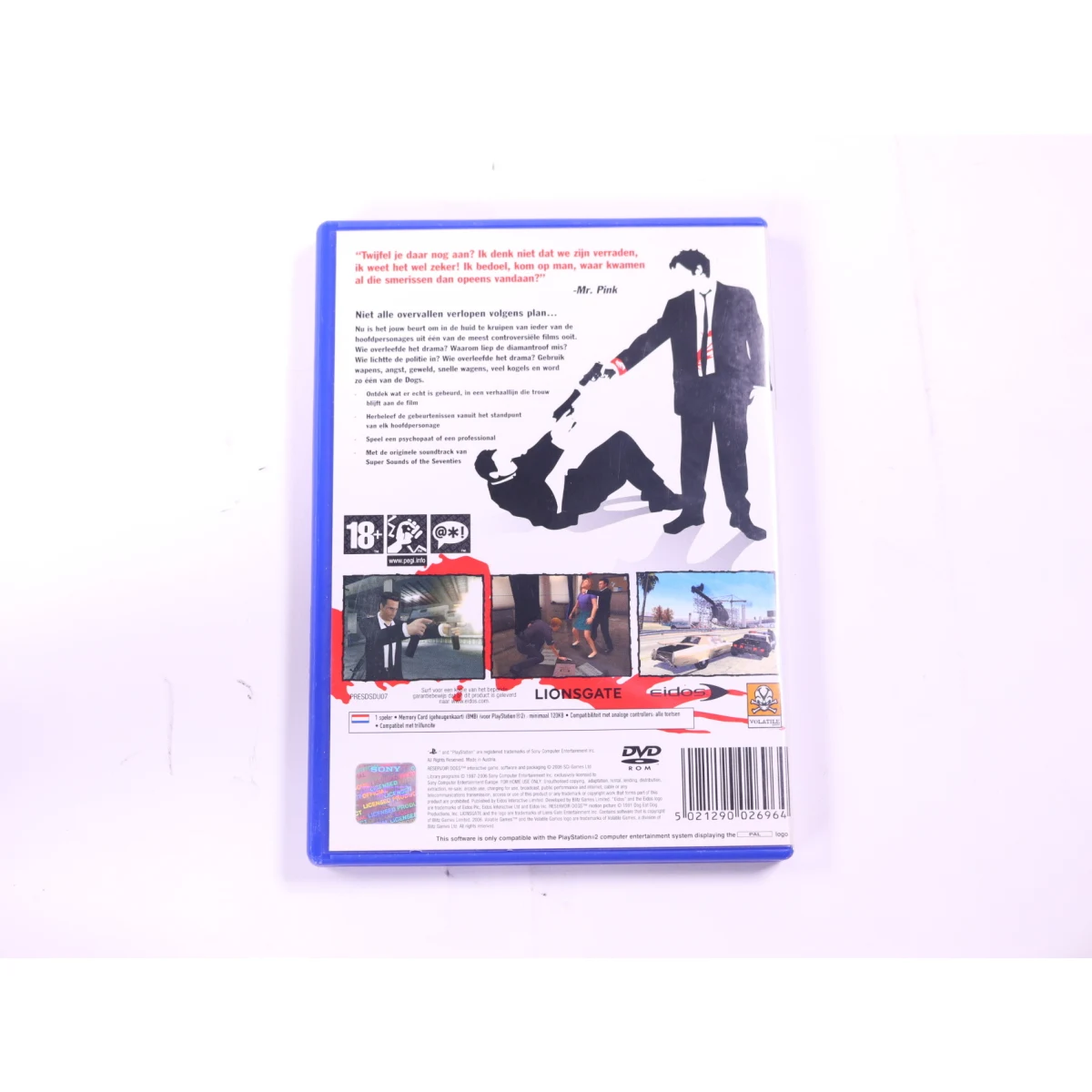 PlayStation 2 - Reservoir Dogs - Volatile Games - productfoto 2