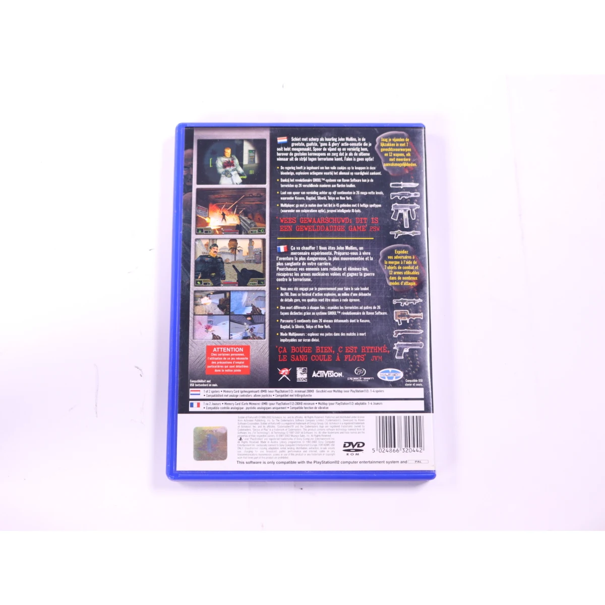PlayStation 2 - Soldier of Fortune Gold Edition - productfoto 2
