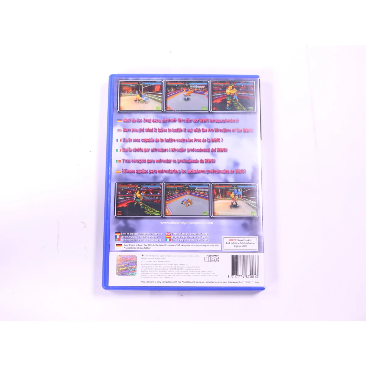 PlayStation 2 - World Wrestling Championship - productfoto 3